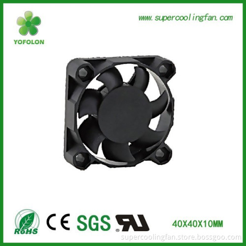 40x40x10mm 5V toyon fan, 40mm dc mini electric cooling fan